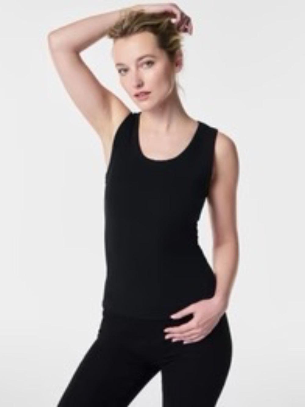 SPANX® Stretch Rib Scoop Neck Tank NWOT 3X NAVY BLUE